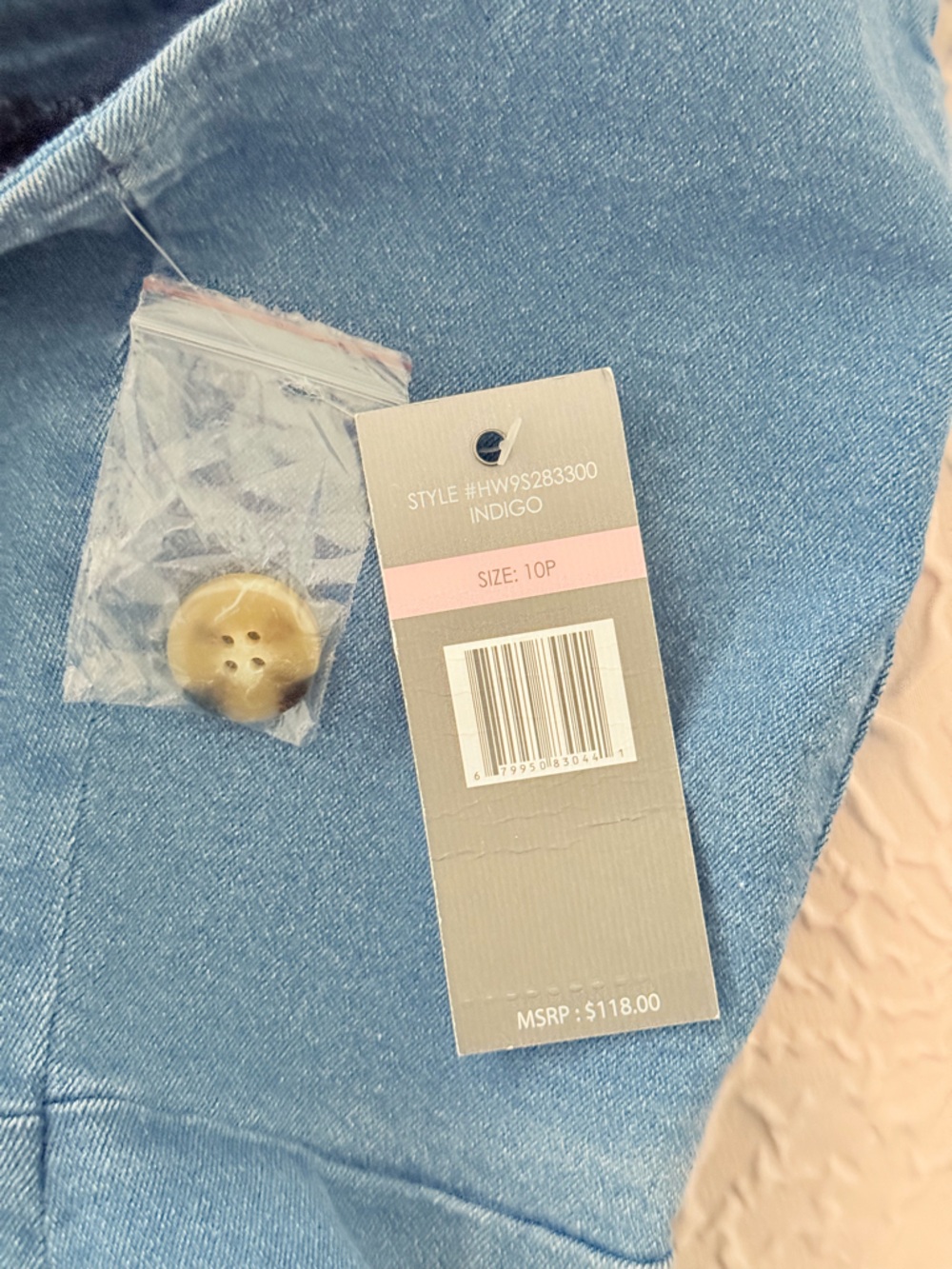 NWT Sharagano Denim Dress - Picture 7 of 7